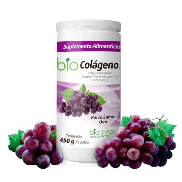 Colágeno hidrolizado para bebida sabor uva